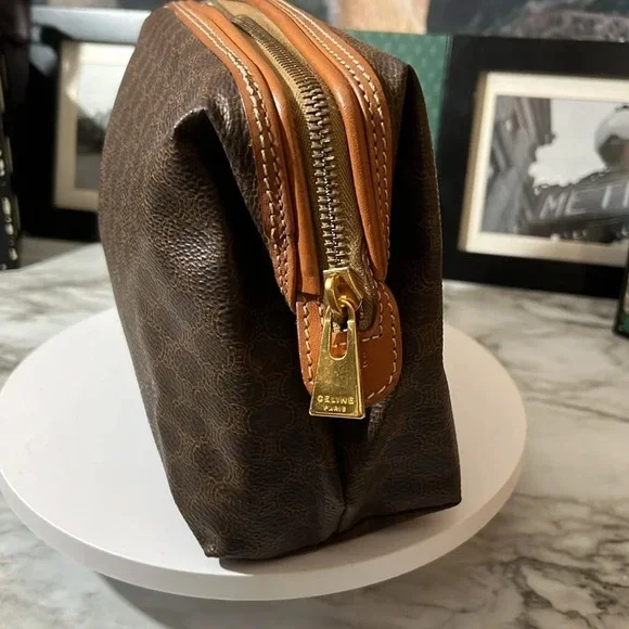 CELINE Macadam Blason Pattern Pouch/Clutch  PVC /Leather - Picture 6 of 14